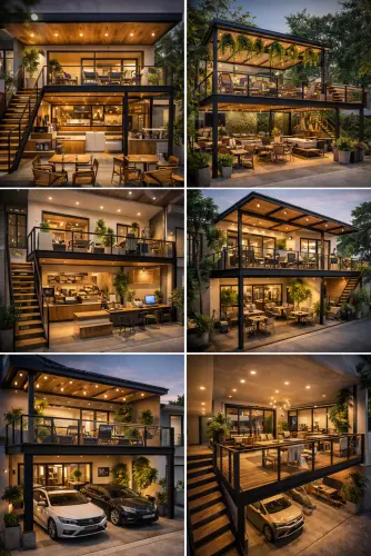 Mezannine Cafe Modern di Duri Kosambi